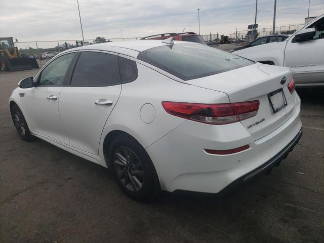 5XXGT4L33LG421376 - 2020 KIA OPTIMA LX WHITE photo 2