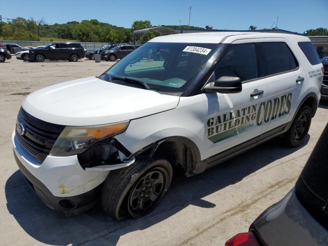1FM5K8AR4EGB85658 - 2014 FORD EXPLORER POLICE INTERCEPTOR 白色 照片 1