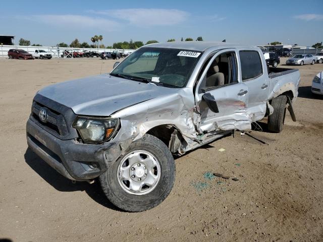 3TMJU4GN9CM133651 - 2012 TOYOTA TACOMA DOUBLE CAB PRERUNNER SILVER photo 1