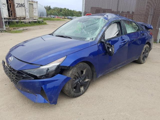 KMHLM4AG3NU229157 - 2022 HYUNDAI ELANTRA SEL BLUE photo 1