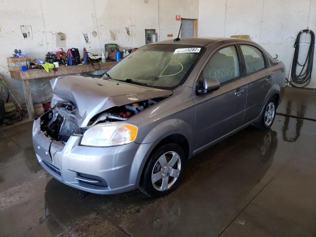 KL1TD5DE2BB189494 - 2011 CHEVROLET AVEO LS 灰色 照片 2