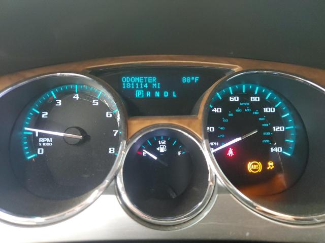 5GAKVDED6CJ340380 - 2012 BUICK ENCLAVE BLACK photo 9