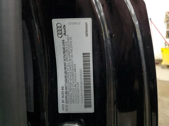 WAUVVAFR5BA009337 - 2011 AUDI S5 PRESTIGE BLACK photo 13