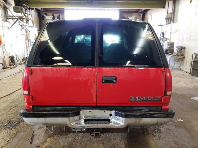 1GNEK13R7XJ440583 - 1999 CHEVROLET TAHOE K1500 RED photo 6