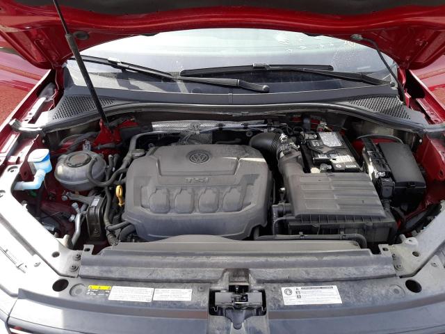 3VV0B7AX6JM075459 - 2018 VOLKSWAGEN TIGUAN S RED photo 7