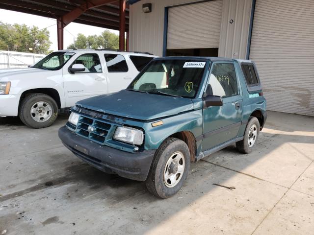 2CNBJ1866T6930612 - 1996 GEO TRACKER TEAL photo 2