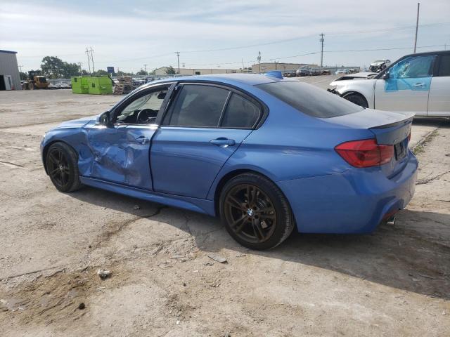 WBA8B7G57GNT95439 - 2016 BMW 340 XI BLUE photo 2