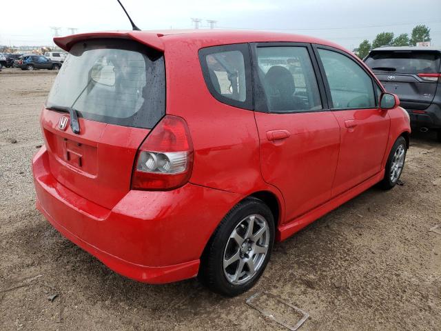 JHMGD38637S006921 - 2007 HONDA FIT S 红色 照片 3