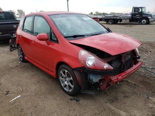 JHMGD38637S006921 - 2007 HONDA FIT S 红色 照片 4