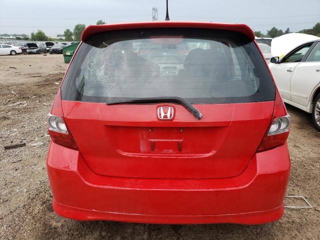JHMGD38637S006921 - 2007 HONDA FIT S 红色 照片 6