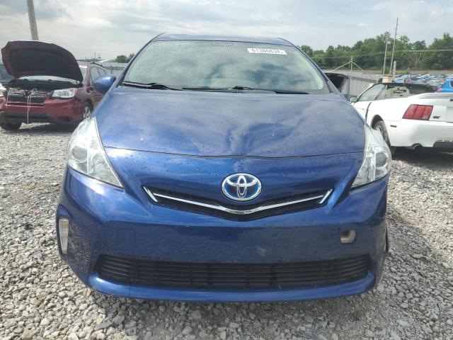 JTDZN3EU8EJ004160 - 2014 TOYOTA PRIUS V BLUE photo 5