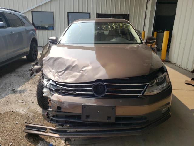 3VWD07AJ6FM216391 - 2015 VOLKSWAGEN JETTA SE BROWN photo 5