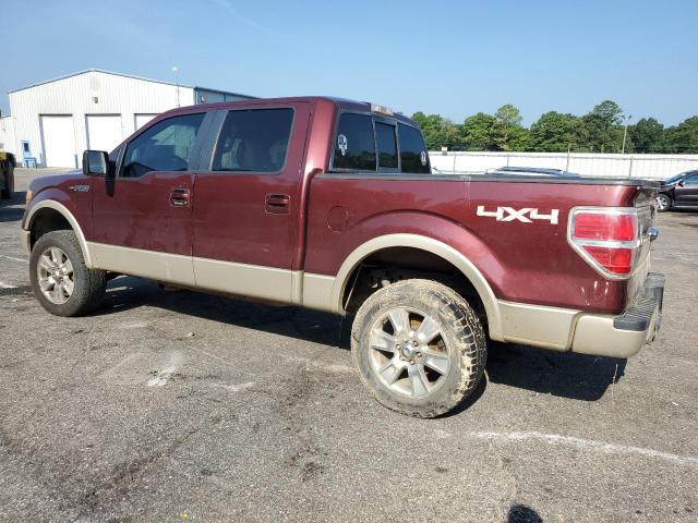 1FTFW1EV8AFB44638 - 2010 FORD F150 SUPERCREW BURGUNDY photo 2