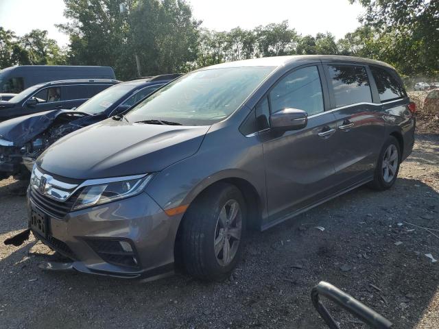 5FNRL6H59KB050465 - 2019 HONDA ODYSSEY EX GRAY photo 1