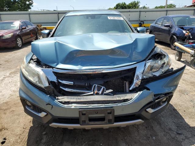5J6TF2H53EL001361 - 2014 HONDA CROSSTOUR EXL TURQUOISE photo 5