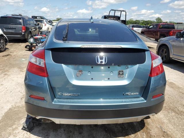 5J6TF2H53EL001361 - 2014 HONDA CROSSTOUR EXL TURQUOISE photo 6