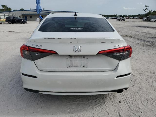 2HGFE2F50NH606249 - 2022 HONDA CIVIC SPORT თეთრი ფოტო 6