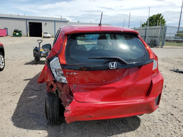 3HGGK5H53FM723855 - 2015 HONDA FIT LX RED photo 6