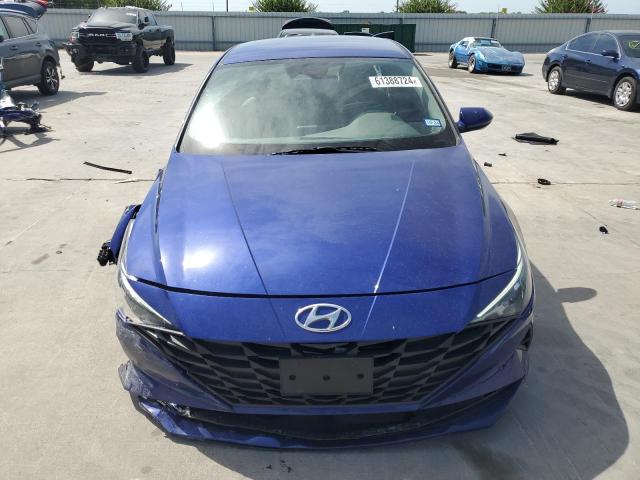 5NPLS4AGXMH020095 - 2021 HYUNDAI ELANTRA SEL BLUE photo 5