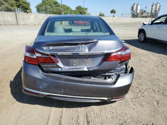 1HGCR2F30HA231116 - 2017 HONDA ACCORD LX GRAY photo 6