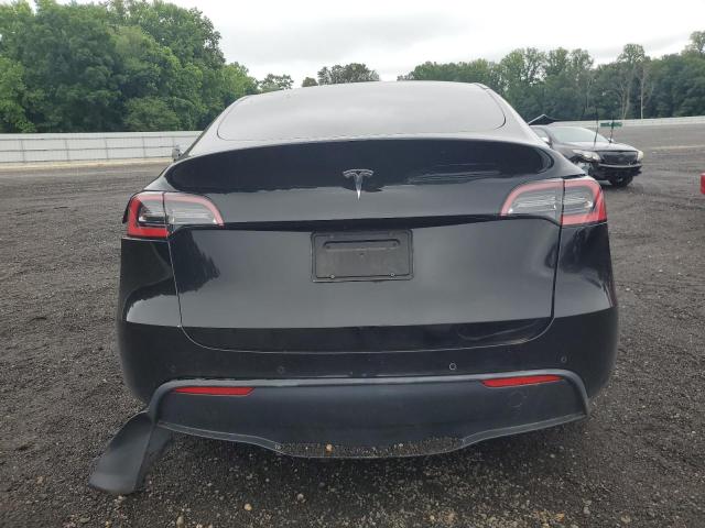 5YJYGDED8MF126227 - 2021 TESLA MODEL Y შავი ფოტო 6