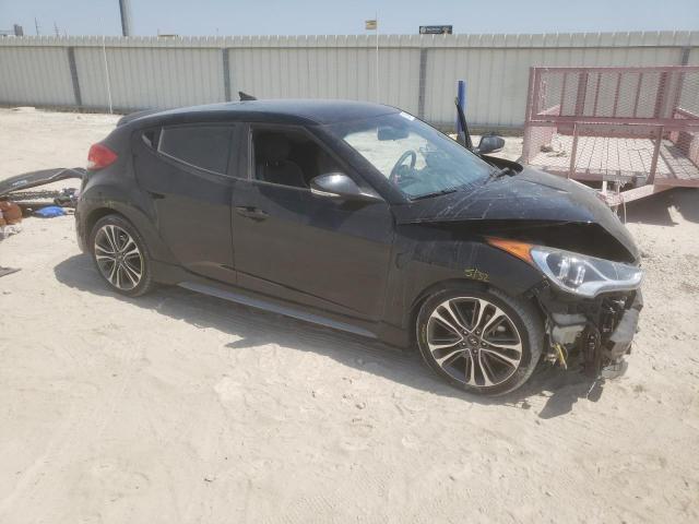 KMHTC6AE6HU309439 - 2017 HYUNDAI VELOSTER TURBO BLACK photo 4