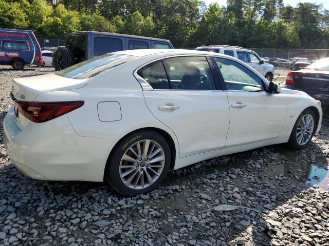 JN1EV7AR8JM440736 - 2018 INFINITI Q50 LUXE WHITE photo 3