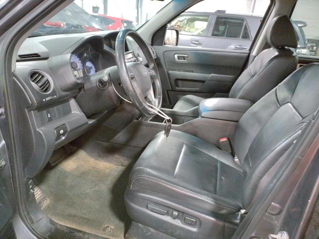 5FNYF4H76EB020451 - 2014 HONDA PILOT EXLN GRAY photo 7