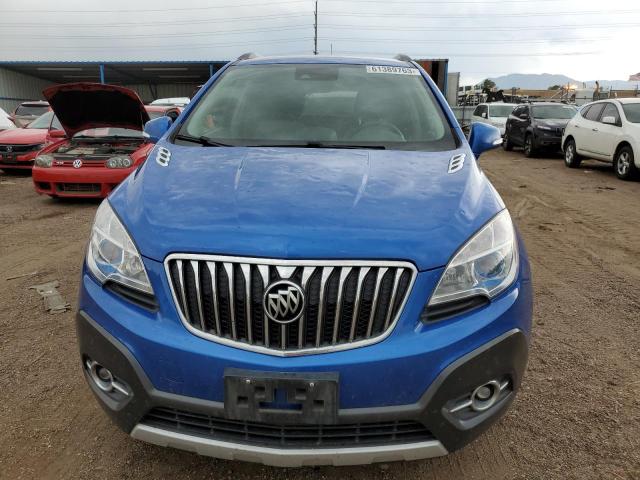 KL4CJHSB4FB185412 - 2015 BUICK ENCORE PREMIUM BLUE photo 5