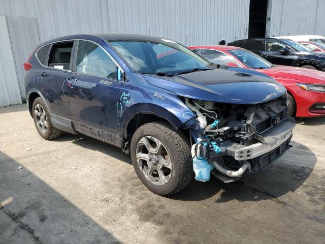 5J6RW2H80JA000422 - 2018 HONDA CR-V EXL BLUE photo 4