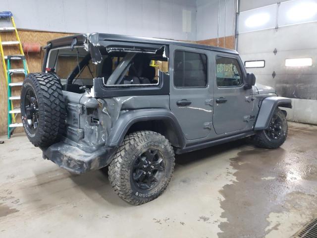 1C4HJXDG4PW510682 - 2023 JEEP WRANGLER SPORT GRAY photo 3