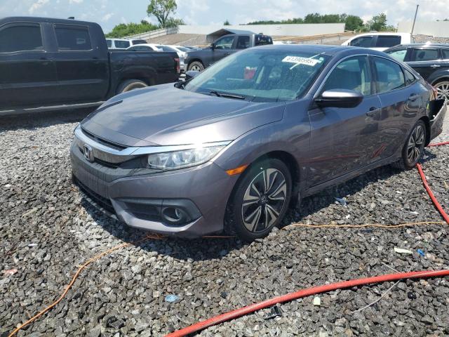 19XFC1F74HE028172 - 2017 HONDA CIVIC EXL GRAY photo 1