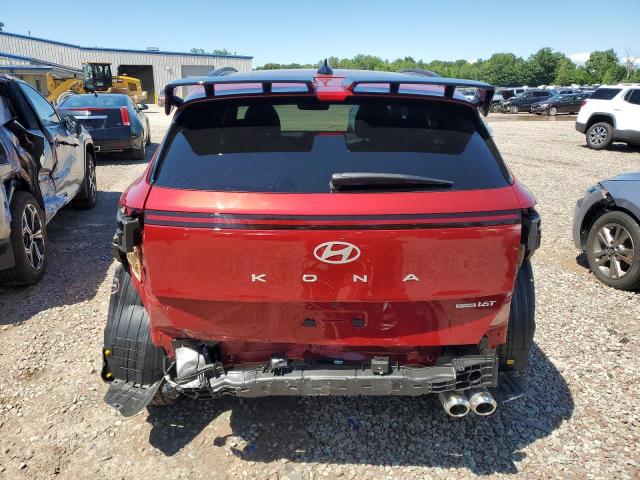 KM8HACA35RU053319 - 2024 HYUNDAI KONA N LINE RED photo 6