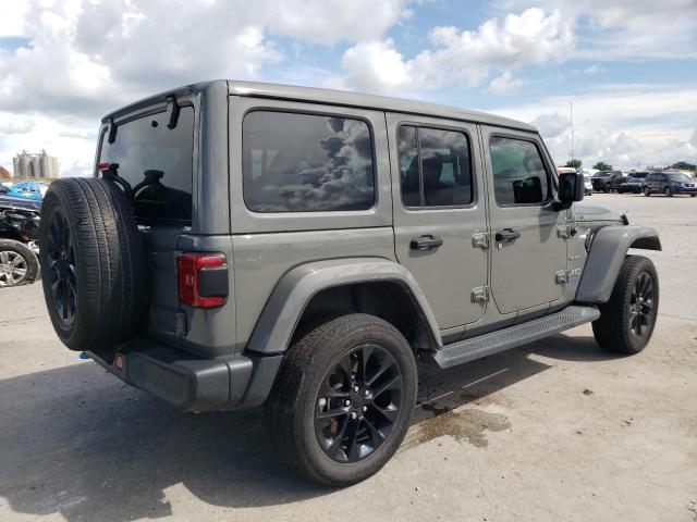 1C4JJXP61NW232986 - 2022 JEEP WRANGLER U SAHARA 4XE GRAY photo 3