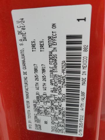 3TYLB5JN9RT005677 - 2024 TOYOTA TACOMA DOUBLE CAB RED photo 12