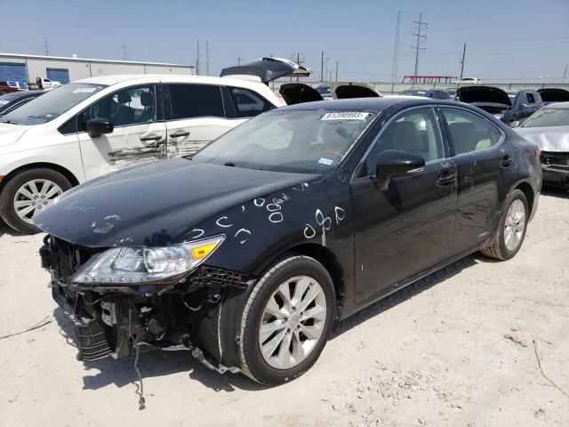 JTHBW1GG1D2011937 - 2013 LEXUS ES 300H BLACK photo 1