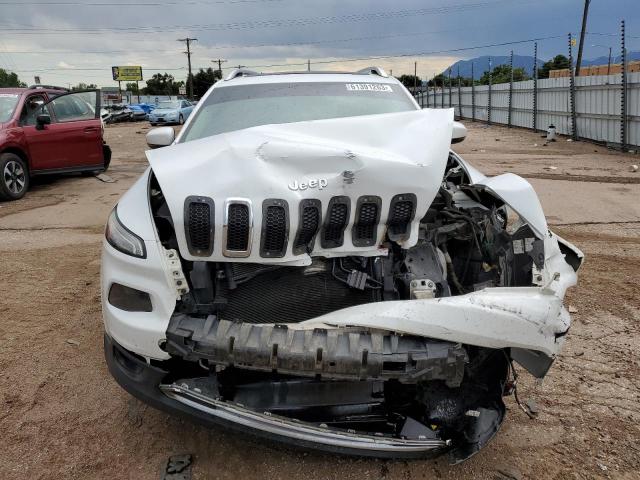 1C4PJLDS1EW225928 - 2014 JEEP CHEROKEE LIMITED WHITE photo 5