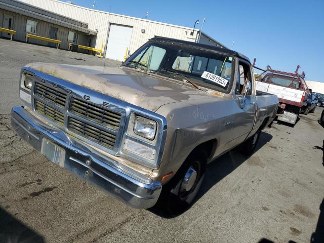 1B7GE16X0PS149971 - 1993 DODGE D-SERIES D150 GOLD photo 1