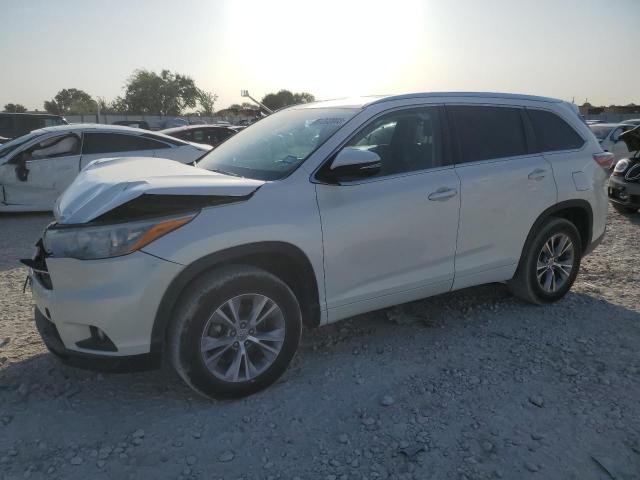 5TDKKRFH3FS096524 - 2015 TOYOTA HIGHLANDER XLE Ağ foto 1