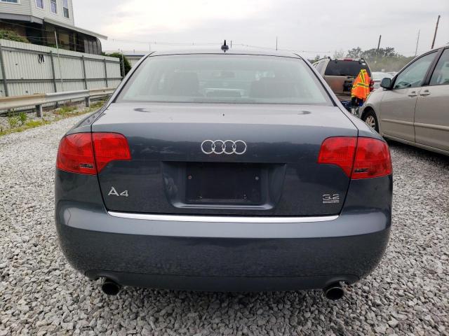 WAUDH78E87A175939 - 2007 AUDI A4 3.2 QUATTRO TEAL photo 6