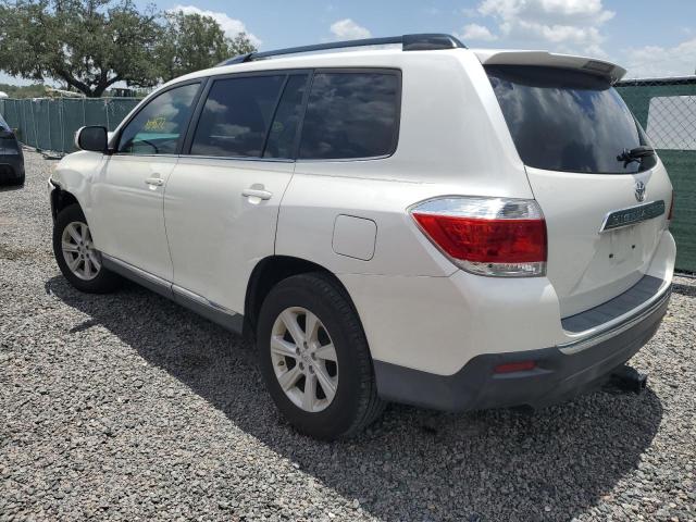 5TDZA3EH8DS032458 - 2013 TOYOTA HIGHLANDER BASE WHITE photo 2