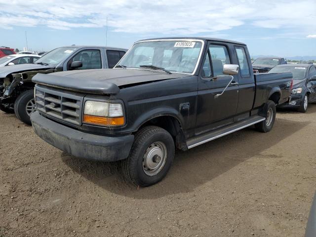 1FTEX14H3SKA97953 - 1995 FORD F150 BLACK photo 1