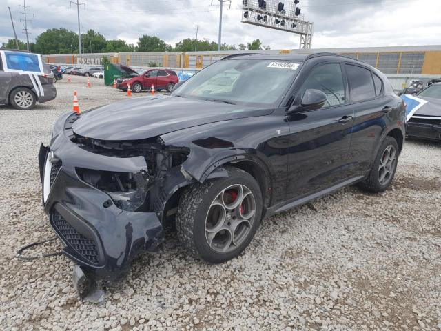 ZASPAKBN1N7D38304 - 2022 ALFA ROMEO STELVIO TI შავი ფოტო 1