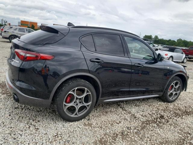 ZASPAKBN1N7D38304 - 2022 ALFA ROMEO STELVIO TI შავი ფოტო 3