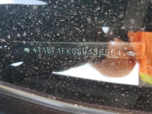 4T1BF1FK0GU156964 - 2016 TOYOTA CAMRY LE WHITE photo 12