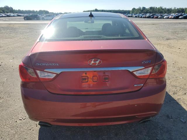 5NPEC4AB4DH624199 - 2013 HYUNDAI SONATA SE MAROON photo 6