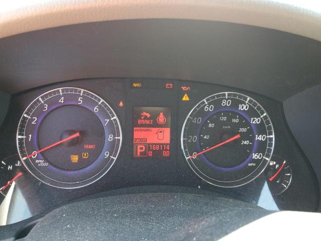 JNKAJ09F28M350645 - 2008 INFINITI EX35 BASE ვერცხლისფერი ფოტო 9