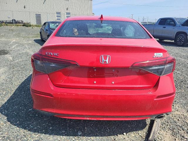 2HGFE2F59RH100277 - 2024 HONDA CIVIC SPORT RED photo 6