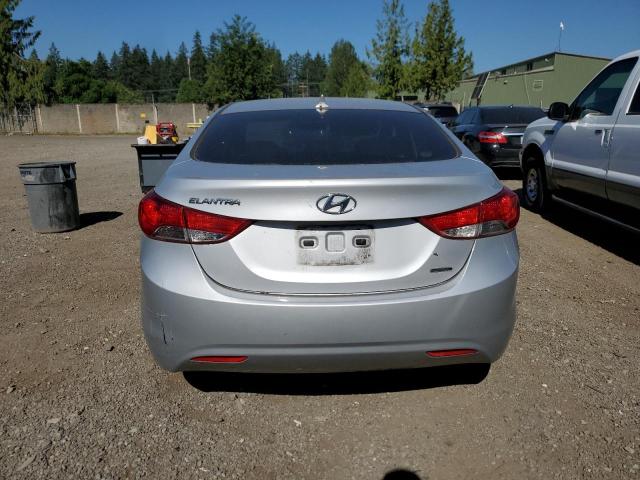 5NPDH4AE0BH075458 - 2011 HYUNDAI ELANTRA GLS SILVER photo 6