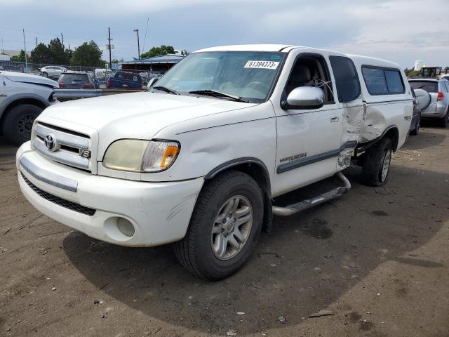 5TBBT44103S407157 - 2003 TOYOTA TUNDRA ACCESS CAB SR5 WHITE photo 1